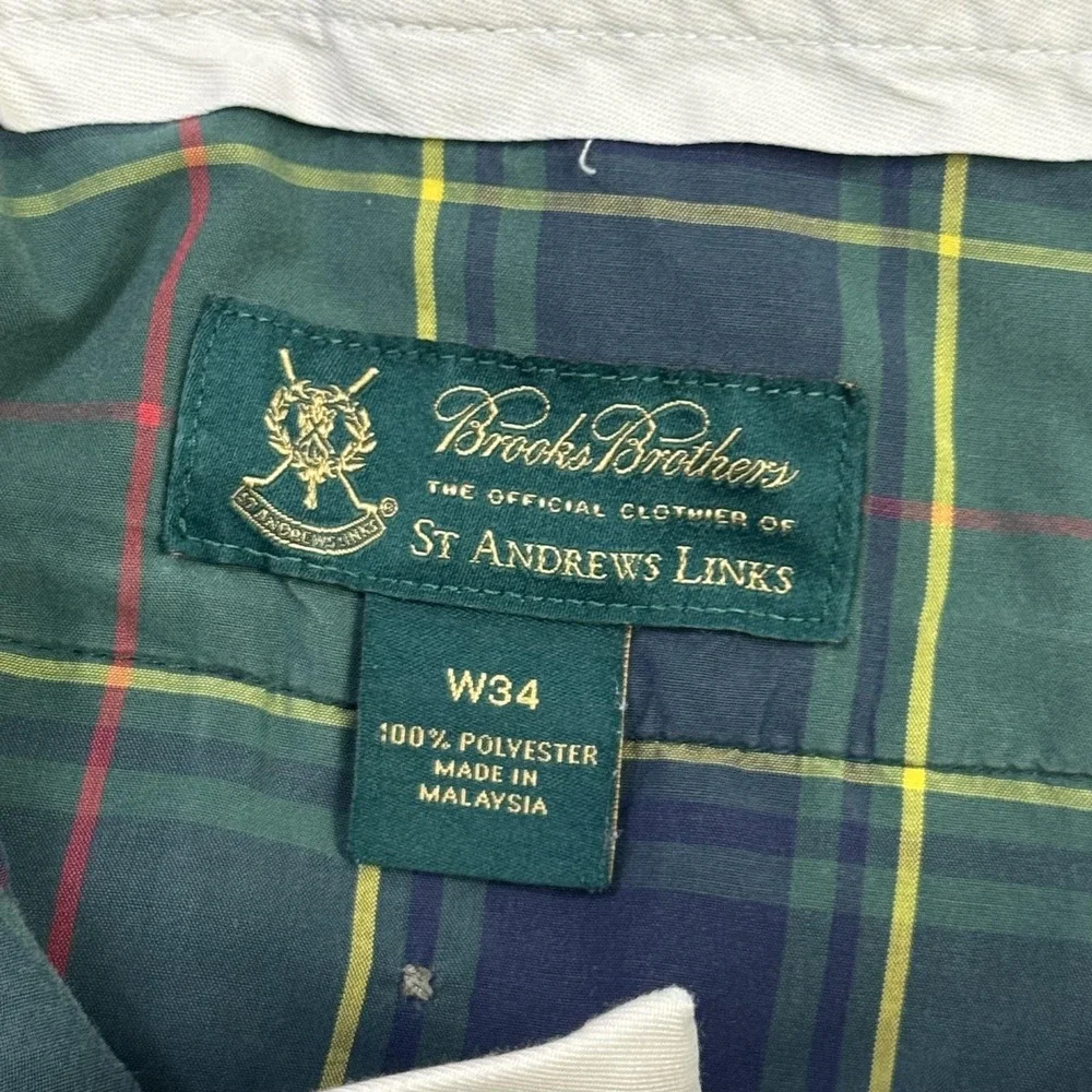 Brooks Brothers St. Andrews Links Golf Chino Shorts Mens 34 Beige 9